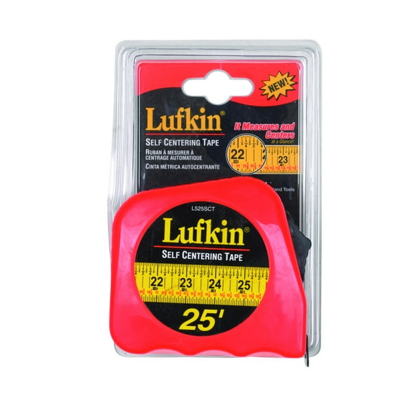 Lufkin Tape Measure Hi-Vis Orange Case Self-Centering 1 X 25 Lufkin Tape Measure Hi-Vis Orange Case Self-Centering 1 X 25